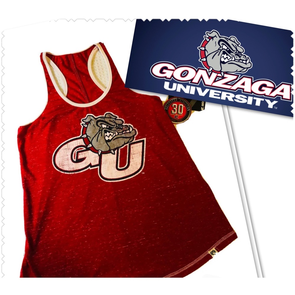 Gonzaga University Bulldogs NEW Colosseum Women's Small Tank Top Sleeveless RED